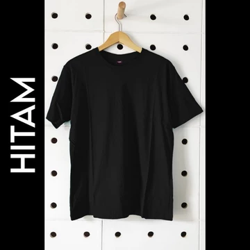 Kaos Polos Cotton Combed 24s Lengan Pendek Baju Distro Dewasa Unisex Pria Wanita