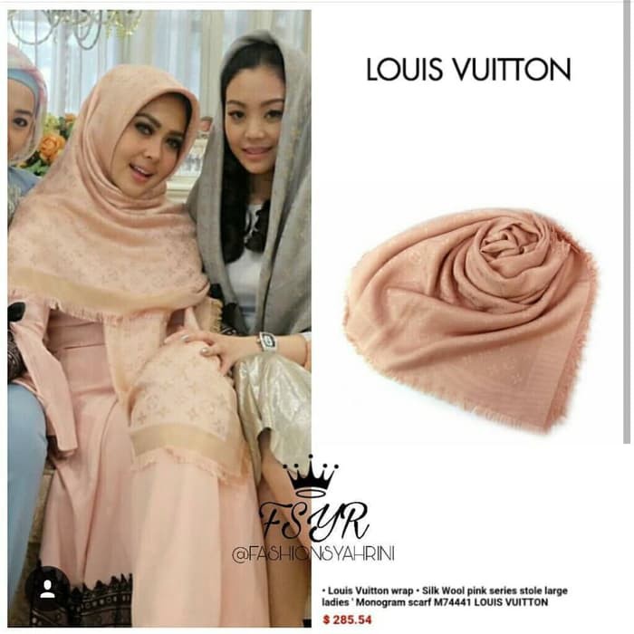 Jual Syal Wanita Pashmina LV Premium - Jakarta Utara - Octavia14