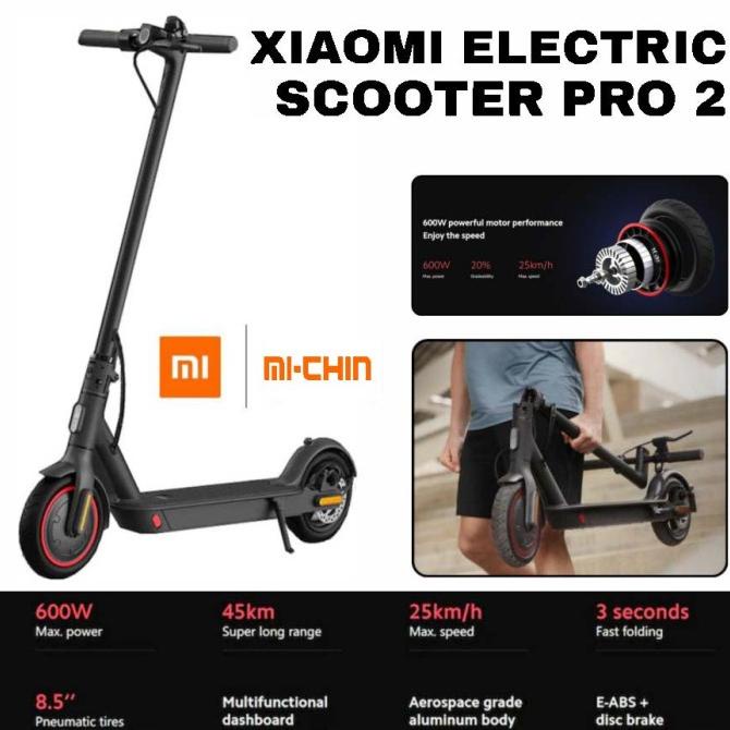 Jual Xiaomi Electric Scooter Pro 2 Mi Kick Scooter Skuter Elektrik