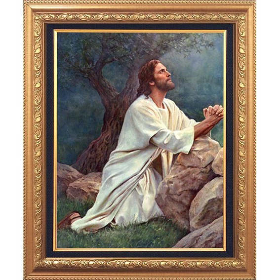 Jual Lukisan Lukisan Yesus Berdoa Di Taman Getsemani Grasella Sm 21 Shopee Indonesia 8274