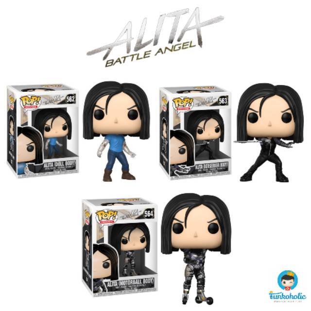 Funko Pop Movies Alita Battle Angel Body Doll 562 Figurine Vinyl