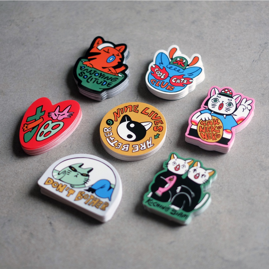 Jual SCC x Yoel - Being A Cat Sticker Pack | Shopee Indonesia