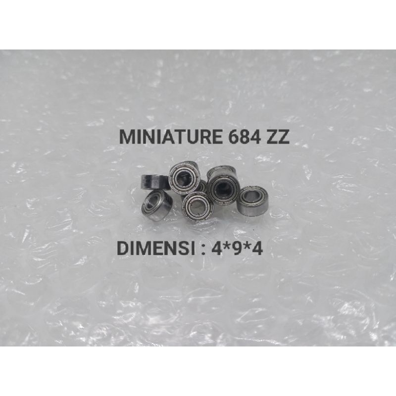 Jual BEARING MINIATURE 684 ZZ 4*9*4 | Shopee Indonesia