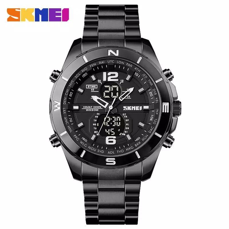 Jual Jam Skmei 1670 original bergaransi free carton box skmei | Shopee ...