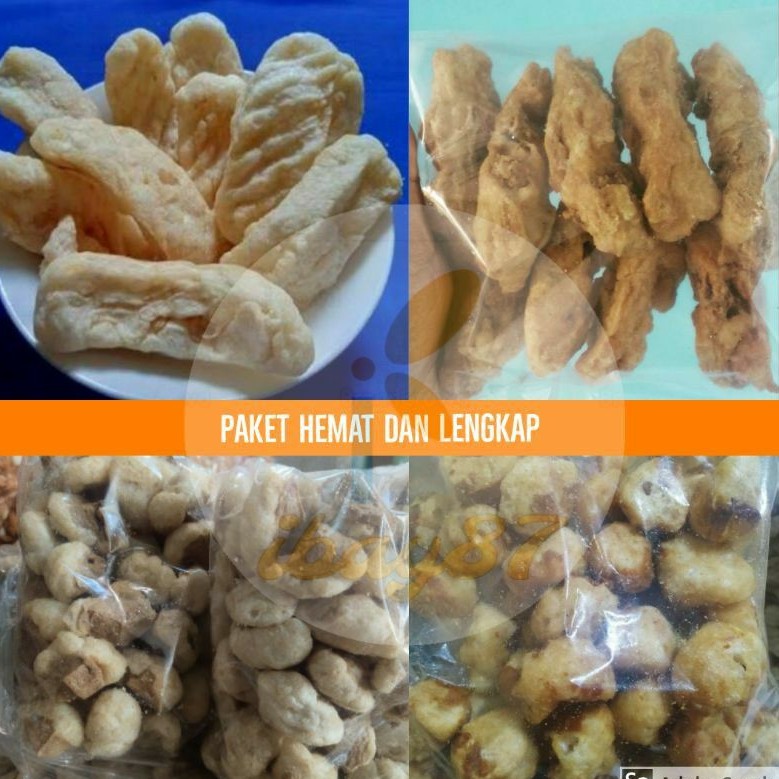 Jual Paket Lengkap Toping Baso Aci Tahu Segitiga Siomay Lidah Dan