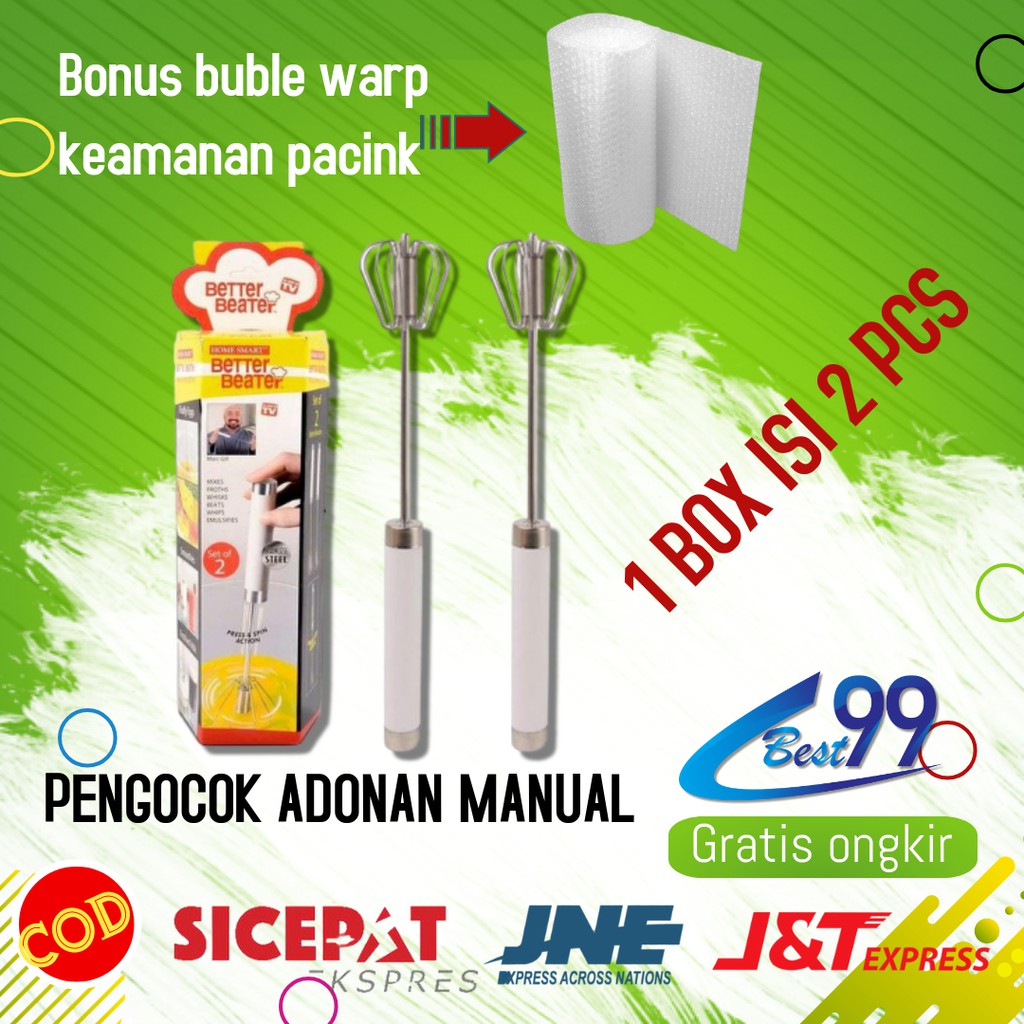 Jual Mixer Tangan Better Beater Pengocok Adonan Kue Pengocok Telur