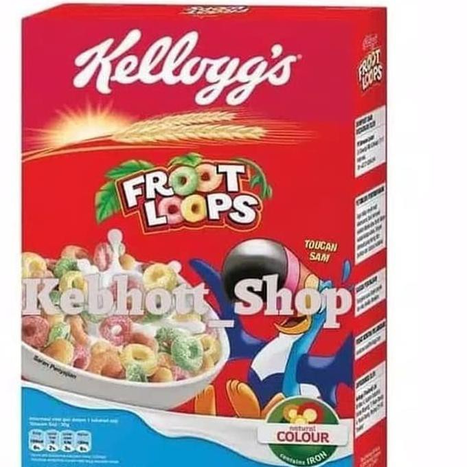 Jual Produk Terbaik] Kelloggs Froot Loops Cereals Breakfast 160g