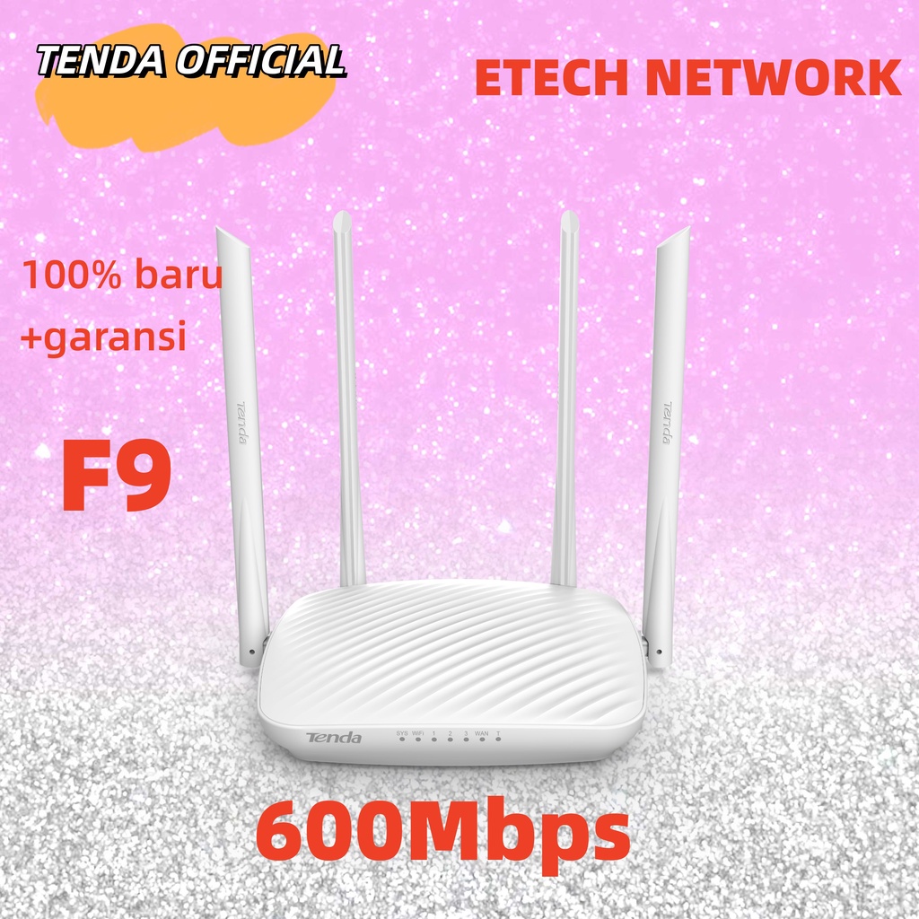 Jual Tenda F9 Wireless Router 600mbps High Power Wifi Router Universal