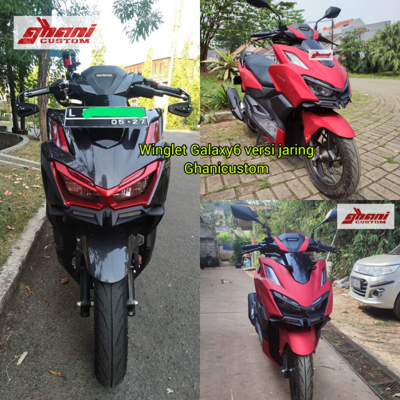 Jual Winglet Galaxy6 JARING Honda Vario/click 160 ori ghanicustom ...