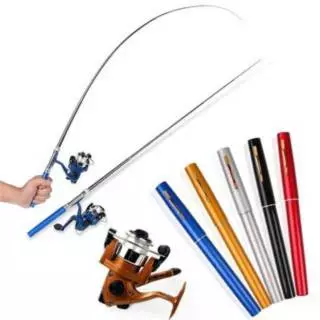 Jual GRATIS ONGKIR - Bisa COD /Fishingrod Pancing Pena 1 M murah Terlaris  Pancing Pulpen Mini