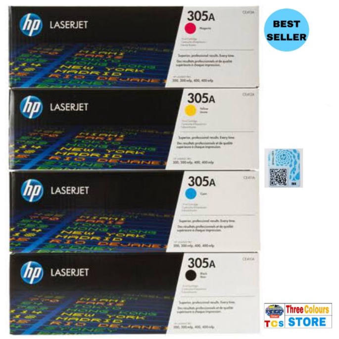 Jual TONER HP 305A LaserJet Toner Cartridge CMYK 4warna | Shopee Indonesia