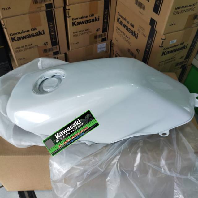 Jual Tangki ninja R ninja SS putih polos original Kawasaki | Shopee ...