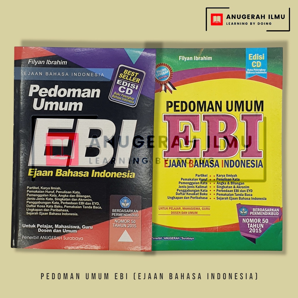 Jual Ejaan Bahasa Indonesia / EYD / Pedoman Umum EBI / Ejaan Yang ...