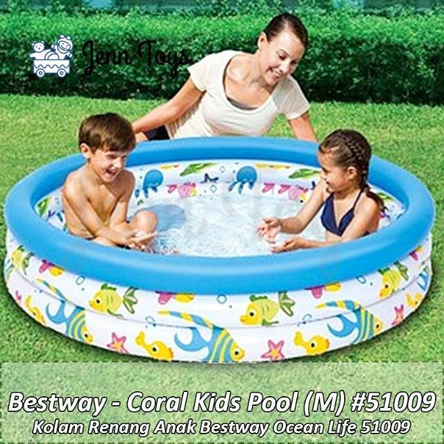 Jual Bestway 51009 Kolam Renang Anak Dan Bayi Ocean Life - Paket Kolam ...