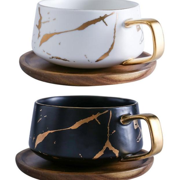 Jual Nordic Crackle Series Coffee Cup+ Saucer | Shopee Indonesia