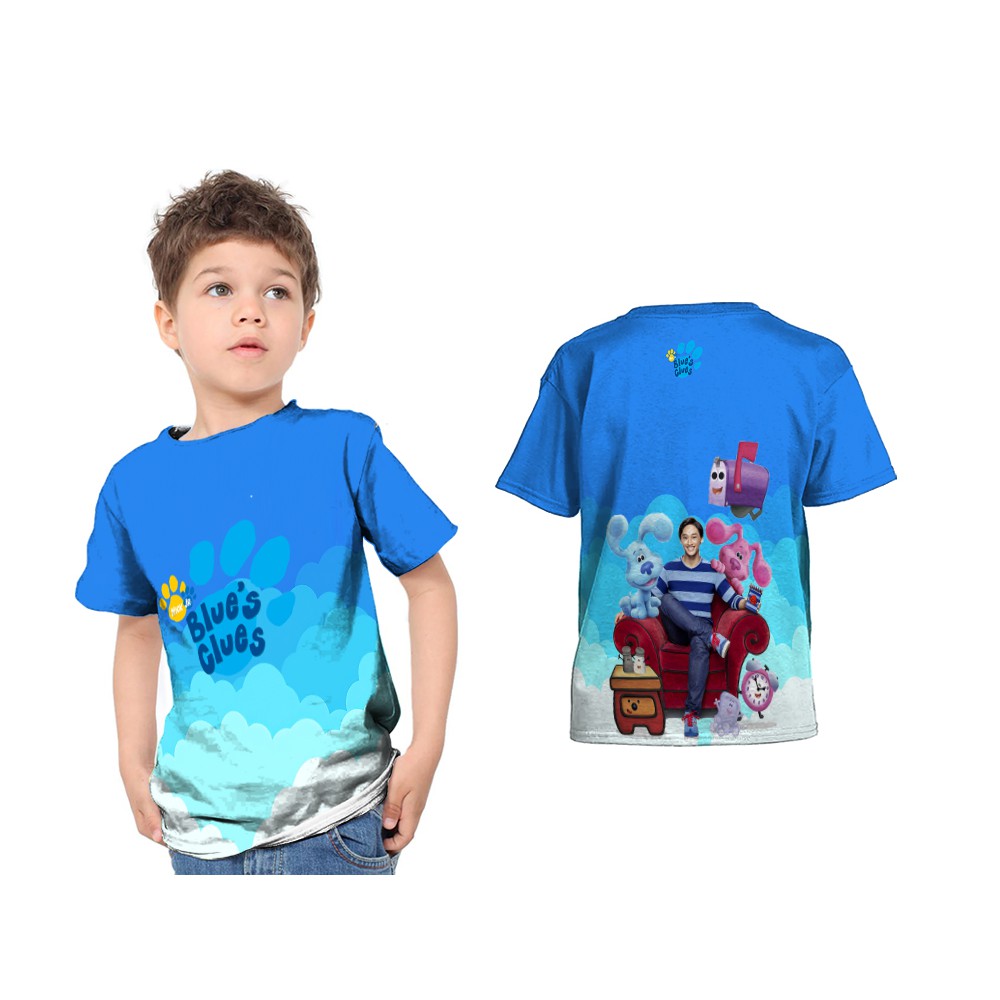 Jual Baju Kaos TShirt Anak Kartun Blue's Clues Animasi Amerika ...