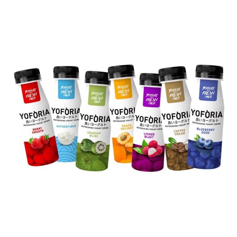 Jual YOFORIA REFRESHING YOGURT DRINK 200ml (semua rasa) | Shopee Indonesia