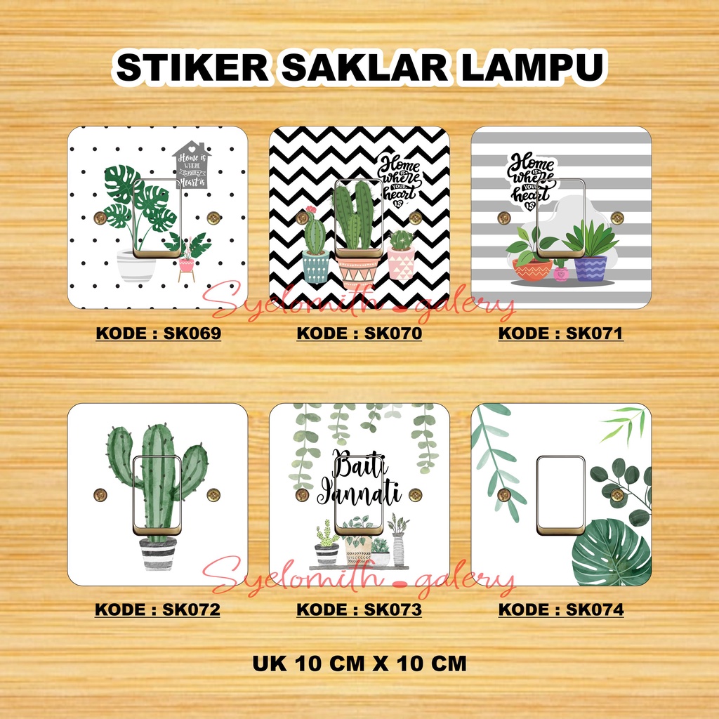 Jual STIKER SAKLAR CACTUS ESTETIK - STICKER SAKLAR FULL TOMBOL ...