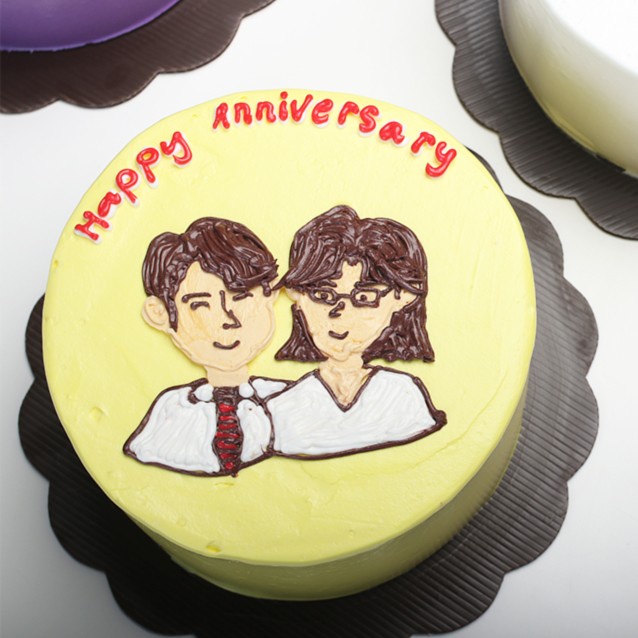 Jual Kue Ulang Tahun Korea (Lukis Atas) / Bday Cake (diameter 16cm ...