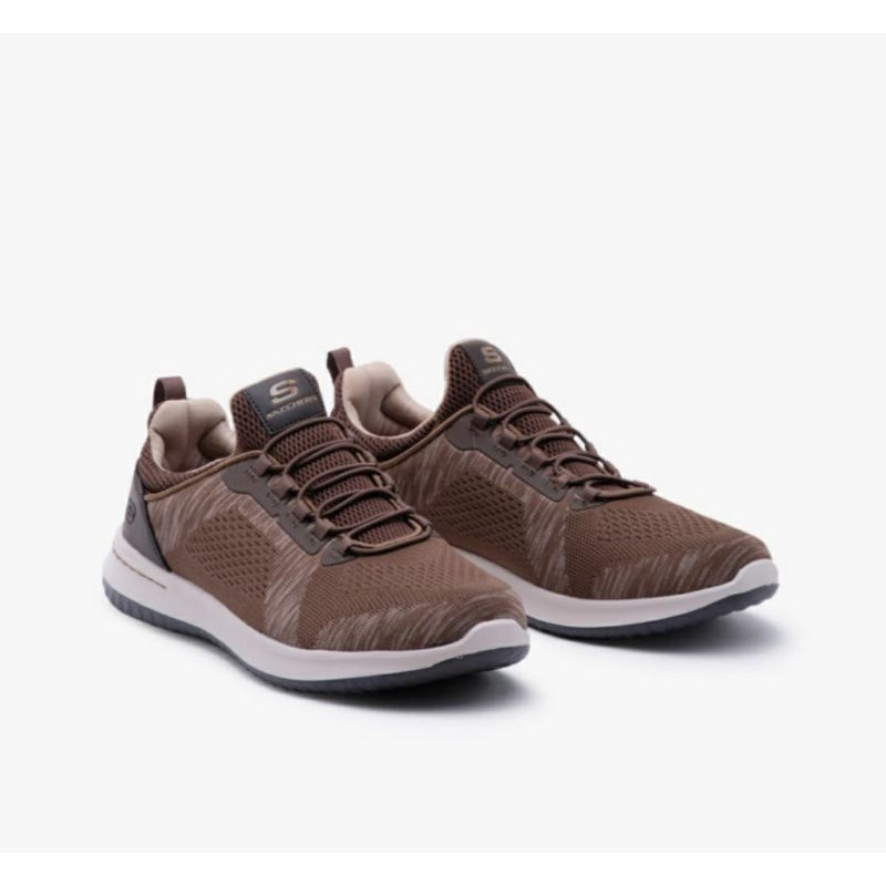 Jual Skechers Delson Brewton Men s Sneakers Shoes Shopee Indonesia