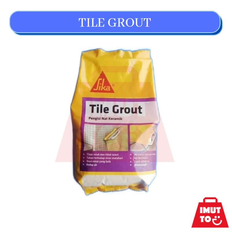 Jual IMUTTO SIKA TILE GROUT 1 KG SEMUA WARNA SEMEN PENGISI NAT KERAMIK