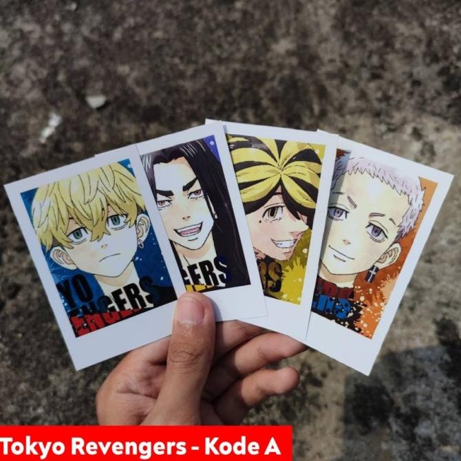 Jual Polaroid Anime Tokyo Revengers - Mikey Draken Chifuyu Smiley ...