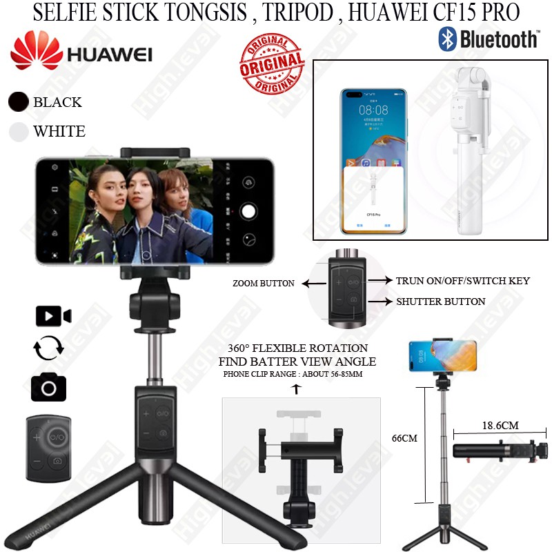 Tongsis Tongkat Tripod Selfie Stick Huawei Honor in Tipe Af15 Original