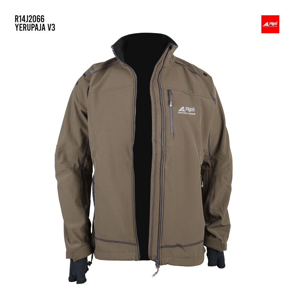 Jual Jaket Gunung Pria Softshell Yerupaja V3 Arei Outdoorgear Shopee Indonesia