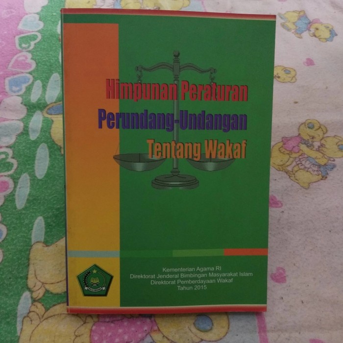 Jual Buku Himpunan Peraturan Perundang Undangan Tentang Wakaf