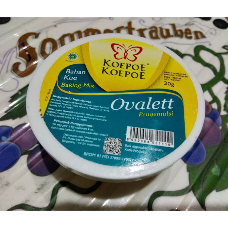 Emulsions For Baking Koepoe-koepoe Sp Emulsifier (30 Gram) - UD Jawa Berkah Makmur For Cake