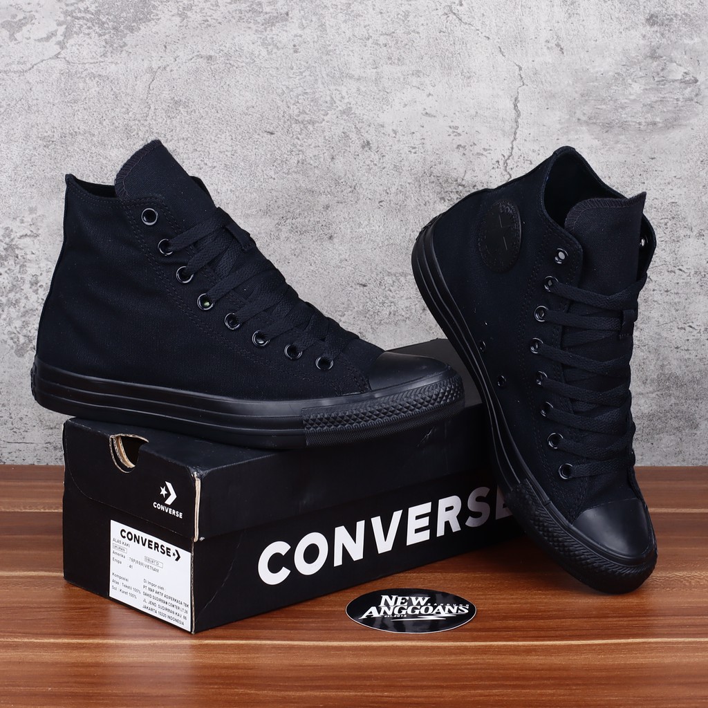 Black Monochrome High top