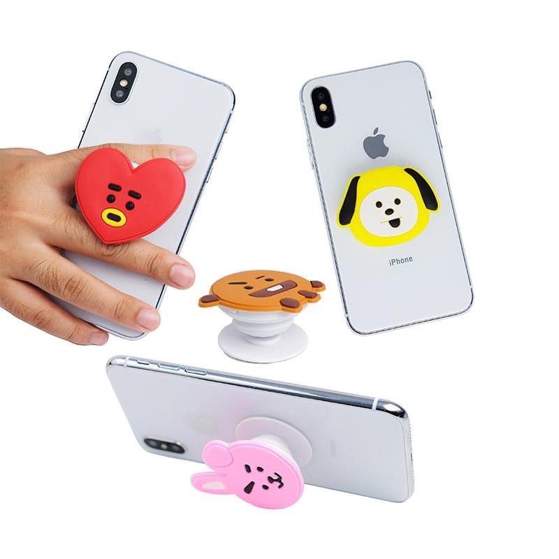 Jual GRIPTOK 3D/ PHONE HOLDER PVC/ POP SOCKET 3D HP/ BTS/ BT21 ...