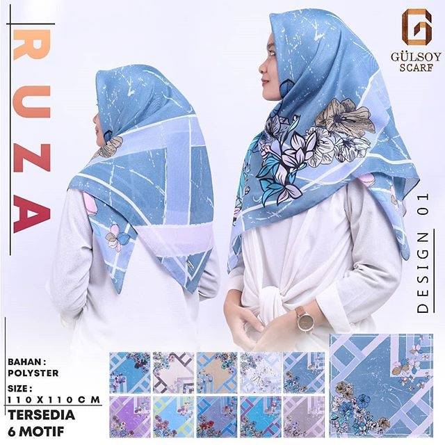 Jual Jilbab segiempat ruza | Shopee Indonesia