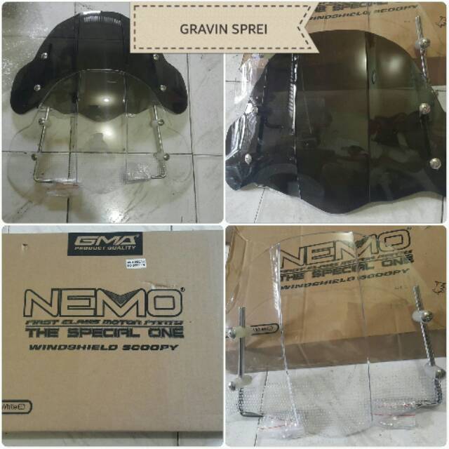 Jual Windshield Scoopy Nemo | Shopee Indonesia