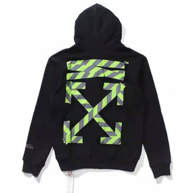 Off white sale reflective hoodie