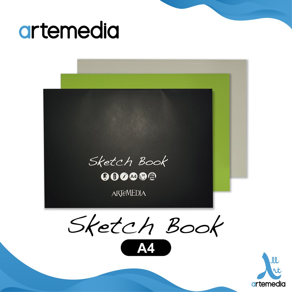 Jual Artemedia A4 Drawing Paper Pad Sketchbook Shopee Indonesia