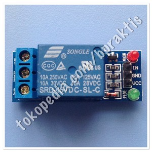 Jual Relay Module 1 Channel 5V With Led Indicator | Shopee Indonesia