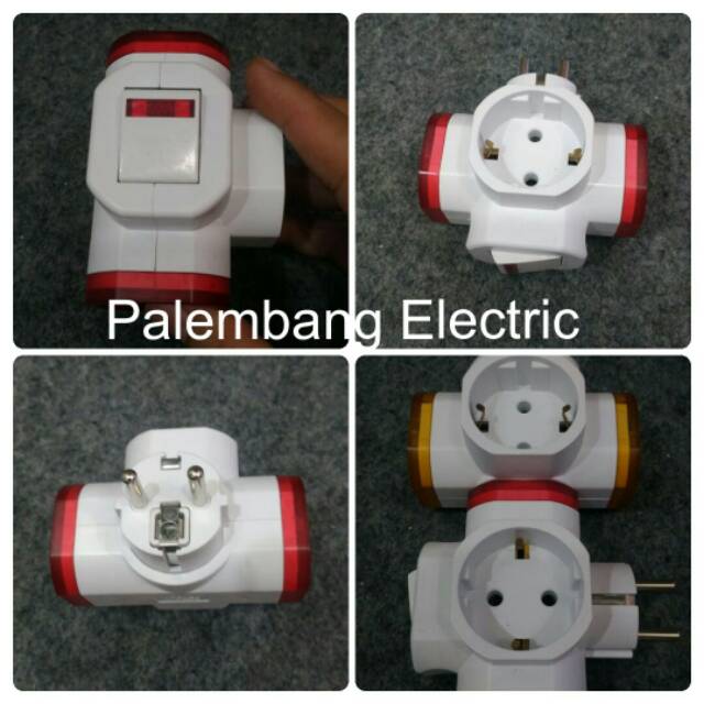 Jual T steker arde on off TRM dengan lampu indikator (ADA HARGA GROSIR ...