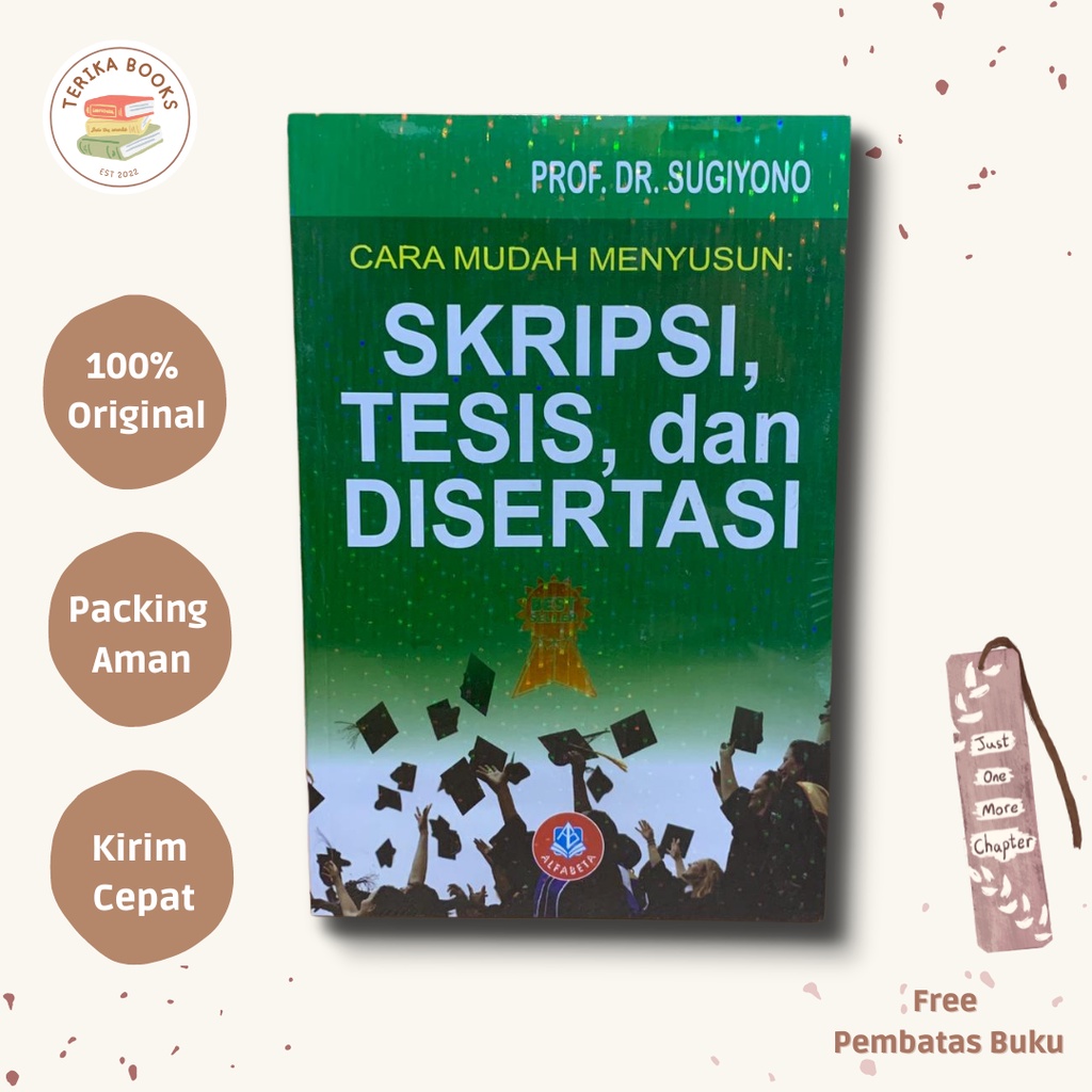 Jual Cara Mudah Menyusun Skripsi Tesis Dan Disertasi - Sugiyono | Shopee Indonesia