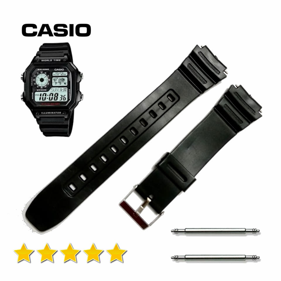 Tali jam on sale tangan casio illuminator