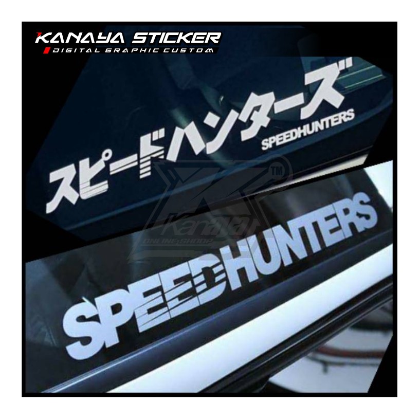 Jual Stiker Speed Hunters Cutting Sticker Speedhunter Kanji Jepang