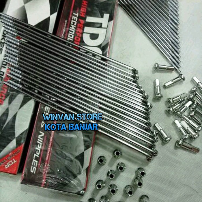 ukuran ruji tromol depan rx king ring 17