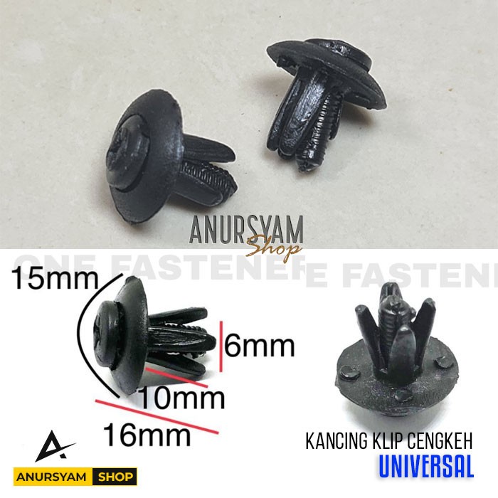 Jual Kancing Klip Cengkeh Mobil Mata Obeng Universal Rivet Klip Mobil Shopee Indonesia