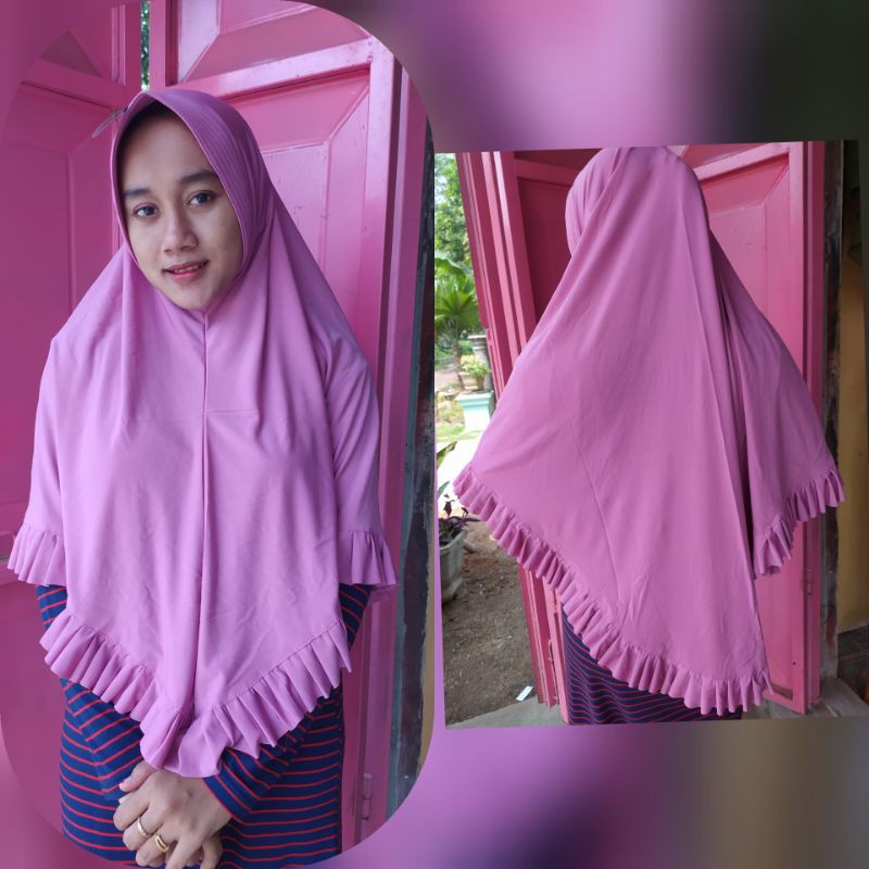 Jual jilbab instan bahan jersey | Shopee Indonesia