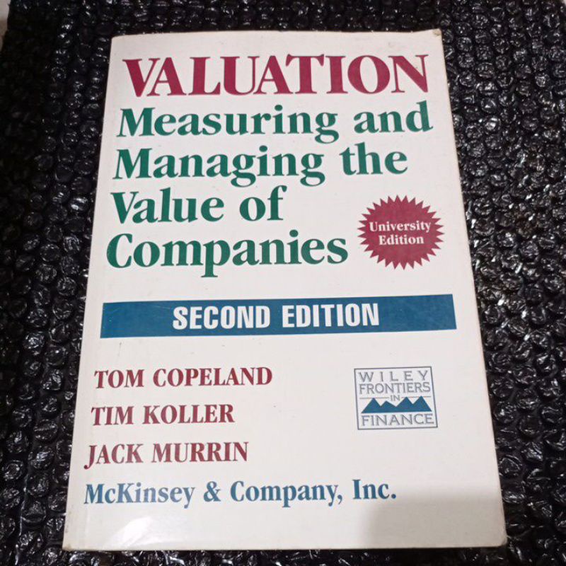 Jual BUKU VALUATION MEASURING AND MANAGING THE VALUE OF OF COMPANIES ...