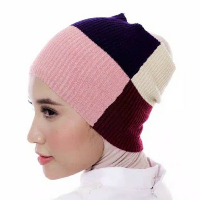Jual IB CIPUT RAJUT 4 WARNA/ DALEMAN HIJAB/ DALEMAN JILBAB/ INNER
