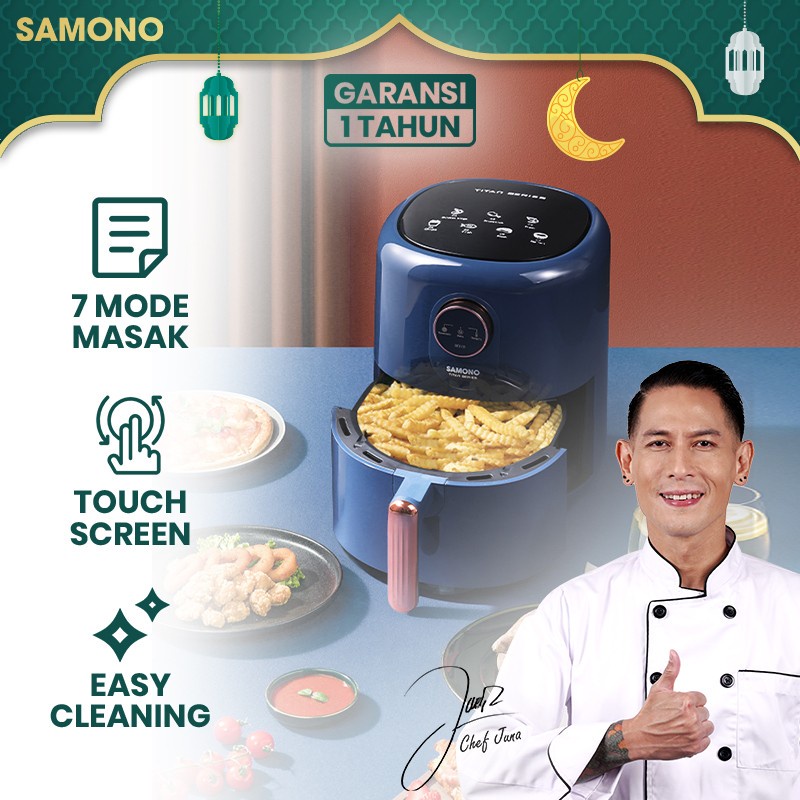 Jual SAMONO SW-AFBE04 AIR FRYER 4 LITER PENGGORENGAN TANPA MINYAK ...