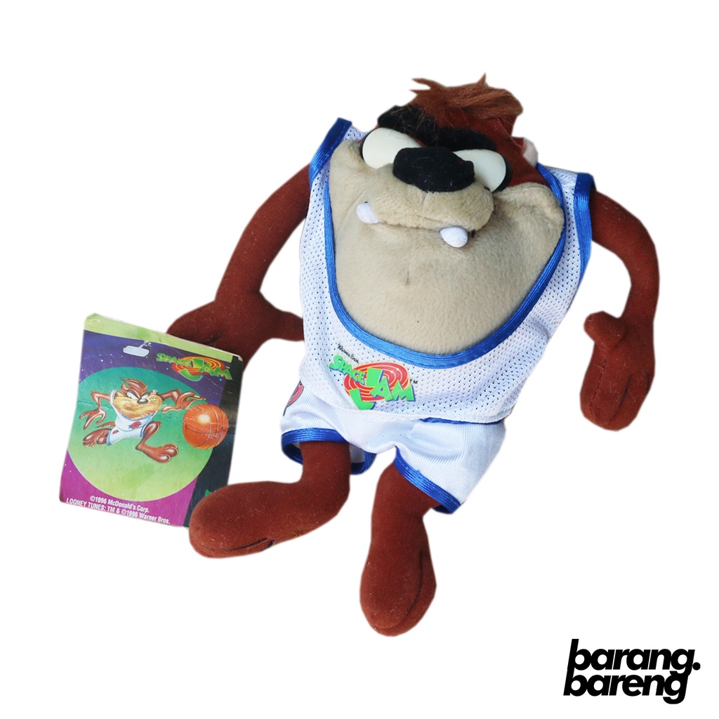 Jual VINTAGE 1996 SPACE JAM TAZ MANIA PLUSH - Boneka Jadul