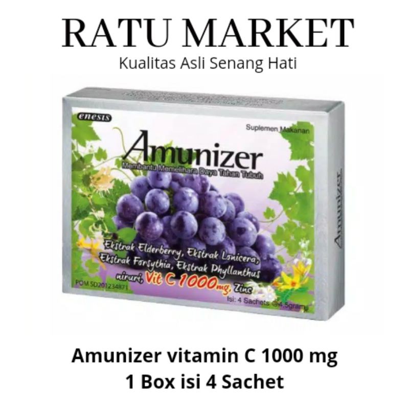 Jual AMUNIZER VITAMIN C 1000 MG MULTIVITAMIN C 1000MG | Shopee Indonesia