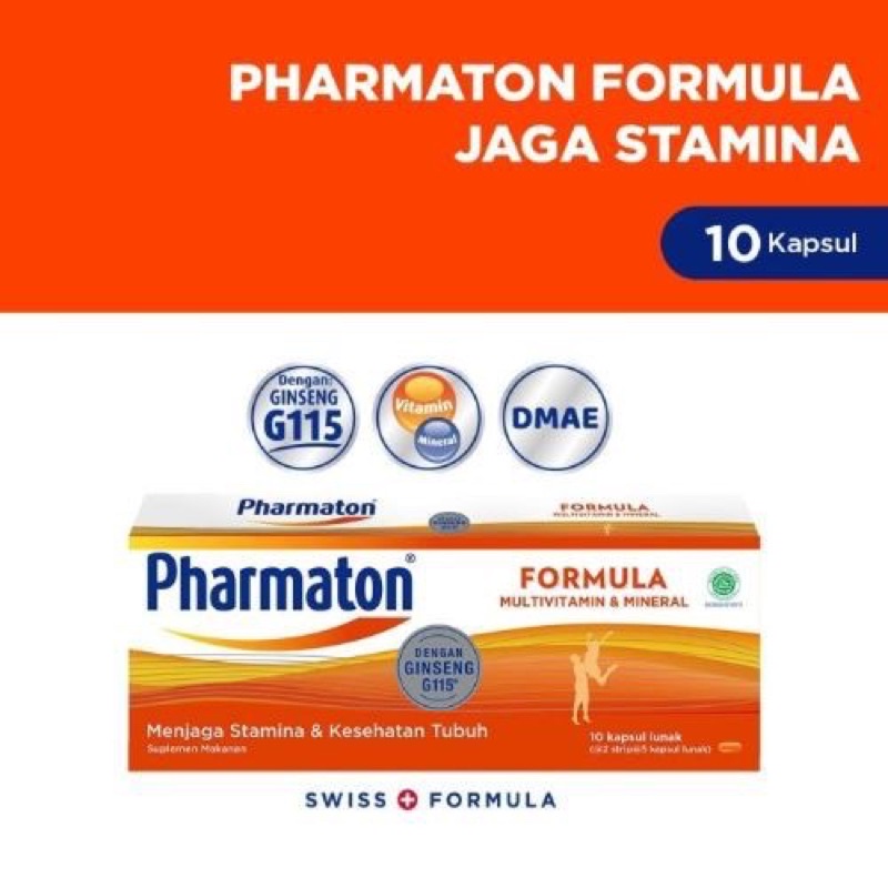Jual Pharmaton Formula 1Strip Isi 5tablet | Shopee Indonesia